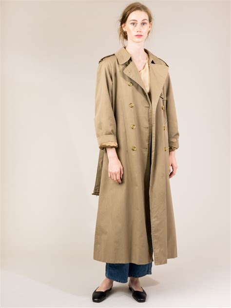 vintage burberry trench coats|vintage Burberry trench coat women's.